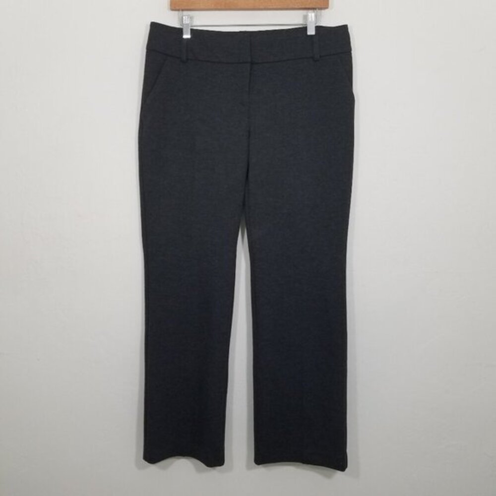 NWT Alfani Petite Trouser Tummy Control Stretch Dress Pants Gray Size 14P